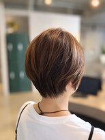 オルガ(olga)&nbsp;大人ショート　艶カラー　白髪ぼかし