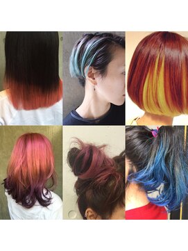 ビビト(bibito) bibito インナーカラー&グラデーション&ブリーチ&逆グラ