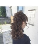 ルーズポニーテール