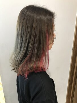 ハニー(HONEY by Chord) おススメ♪インナーカラーピンク