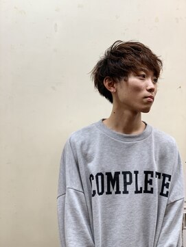 メンズ美容室 タカミ 爽やか無造作ツーブロックマッシュ