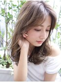 大人かわいいカーキグレージュ,フェザーバング20代