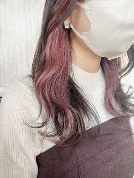 アクトゥス(AEQUITAS) イヤリングカラー×ピンクベージュ 【池袋/20代/30代/40代】