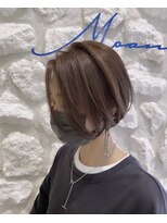 モアナ バイ ヘッドライト 二俣川店(Moana by HEADLIGHT)&nbsp;Moana#センターパート#ボブ#ベージュ#大人可愛い