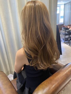 ミント 鳳(Mint.) 20代30代40代艶感ストレートアッシュグレージュ透明感ロング