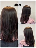 髪質改善カラーヘアエステ　必要に応じた栄養分配合