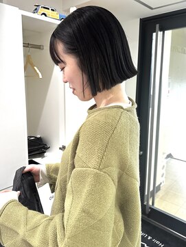 オーシャン(Ocean) ［Ocean Hair&Life 水田］春☆ぱっつん前髪×タッセルボブ