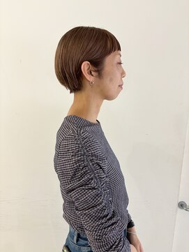 エンドリンク(endlink) ハイトーンベージュ×マッシュショート