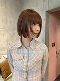 【Tsuki】orange  brown / bob