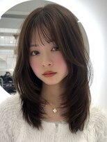 シエロビューティー(CIELO beauty) ハイライトカラーミルクティーベージュレイヤーカット