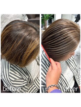 ジービージー(GBG) 40代50代グレイカラー白髪染め白髪ぼかし