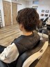 【平日限定】カット＋カラー＋パーマ＋＋トリートメント(フェード＋550円) 