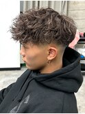 モカブラウンカラースペインカール