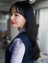 レノラ 本町(LENORA) ☆レイヤーカット毛先ワンカールくせ毛風カール薄めバングデジパ