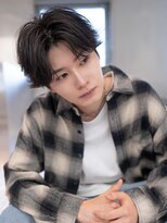 ハバナ 渋谷(HAVANA) フェザーパーマ/ツーブロック/センターパート/コンマバング