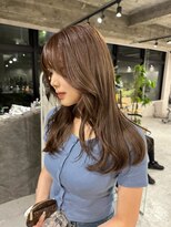 ネアー 新潟(NEER)&nbsp;アプリコットオレンジ/くびれヘア/ウェーブショート［新潟］