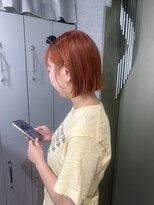 リラス 博多(rilas)&nbsp;外はねbob 暖色カラー　ワイドバング