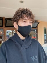 ニュース(NEWS)&nbsp;メンズスパイラルパーマ×ハイトーン
