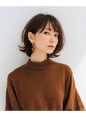 ナチュラル外ハネボブヘア