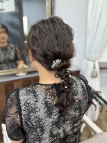 カルム(calm)&nbsp;編みおろしヘア