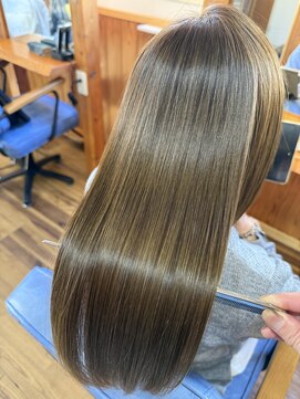 髪質改善　プレミアムカラーエステ