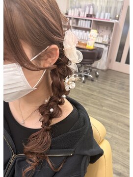 リリカル ヘアオブジェ あみおろし