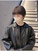 丸みショート/グレージュ/コンパクト/髪質改善【SYUK】kanna