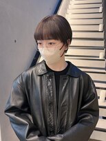 シュク 高円寺(SYUK)&nbsp;丸みショート/グレージュ/コンパクト/髪質改善【SYUK】kanna