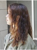 デジタルパーマ　ミディアム　スパイラル