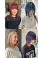 ジーナ 神戸 三田駅前(Zina) デザインカラーも得意です。ポイントカラーもオススメ!