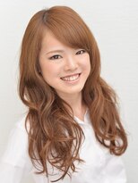 ヘアーアンドメイク きゃら(Hair&Make chara) ローレイヤーで厚みをのこしたロングスタイル