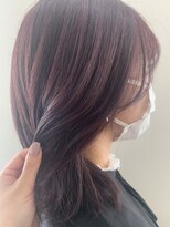 シェノン 西梅田(CHAINON)&nbsp;韓国スタイル＊ベリーピンク、くびれヘア、似合わせカット