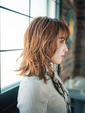 カラーサロンビスカリア 相模原エリア 淵野辺駅店(Color salon Biscaria) ウルフ☆ハイライト☆ミディアム［淵野辺］［淵野辺駅］