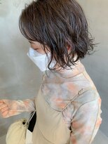 テトヘアー(teto hair) ボブパーマ、ゆるいパーマ、グレージュ、アッシュブラウン