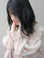 シロ(SiLO)&nbsp;ミディアムブラックネイビー◇/髪質改善/天神大名/前髪