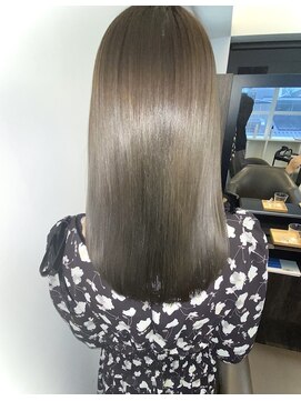 アールサロンプラスキャスパ 自由が丘(Rrsalon+CASPA) 【髪質改善】HAS人幹細胞水素トリートメント/オリーブグレージュ