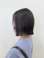 ネオリーブウリ 二子玉川店(Neolive uri)&nbsp;前髪マチルダボブピンクベージュインナーグレージュ韓国ボブ