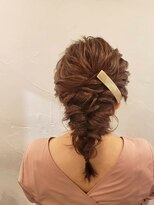 エフェ(effet)&nbsp;ミディアムヘアで編みおろし