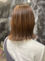 ビューティーサロン クロス(CROSS)&nbsp;切りっぱなしボブ/スパトリートメント/ナチュラルハイライト