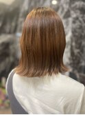 切りっぱなしボブ/スパトリートメント/ナチュラルハイライト