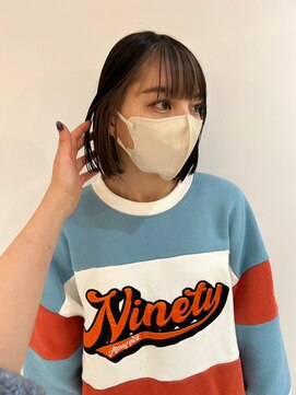 リィベ(Liibe) guest snap #インナーカラー#フェイスフレーミングカラー#ボブ