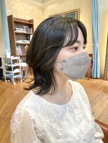 ビュートリアム265(BEAUTRIUM 265)&nbsp;モテ髪ミディアムレイヤー/レイヤーカット/黒髪/20代30代40代