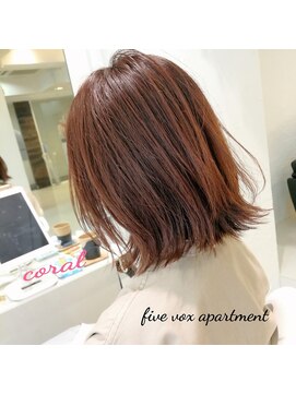 ファイブボックスヘアー 広島(five vox hair) 切りっぱなしボブ