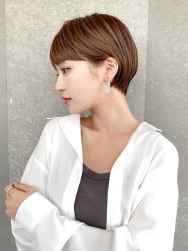 ロンド レグリーズ 立川(Lond leglise) ショート×顔周り×前髪×シルキーベージュ×グレージュカラー