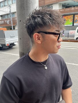 アヴァンス 天王寺店(AVANCE.) 【メンズ特化】刈り上げ×前下がり×メッシュツイスト