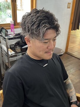 モテナ アット ベッピン(motenas at Beppin s) メンズ/シャドウルーツ/ウェーブ