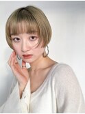 【OORRY.etwa】マッシュショート×イエローベージュ