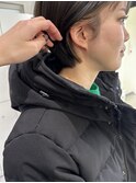 ［Ocean Hair&Life 水田］大人丸みショート×イヤリングカラー