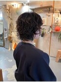 short wolf perm
