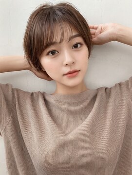 アース 相模大野店(EARTH) 20代30代40代ミニボブショコラアッシュ透明感小顔ブリーチなし